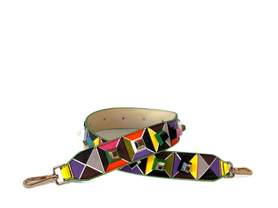 Multicolour studded Bag strap